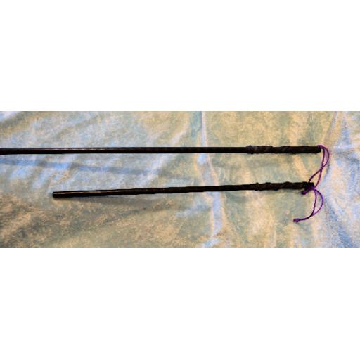 PAIR of supersafe Canes. PERSONALISED. Sterilizable. Available in Black or White