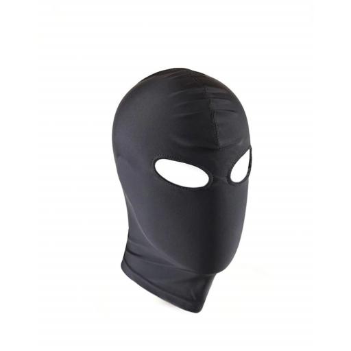 Fetish Mask, open eyes. No Mouth. BDSM cosplay.