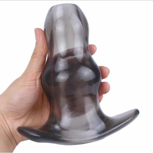 Hollow anal butt plug. XXL Soft.