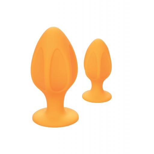 Cheeky - Pair of Butt Plugs. Orange