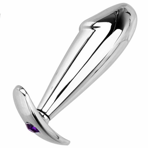 shaped metal butt plug.