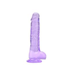 Loving Joy 8 Inch Dildo with Balls Purple (1).jpg