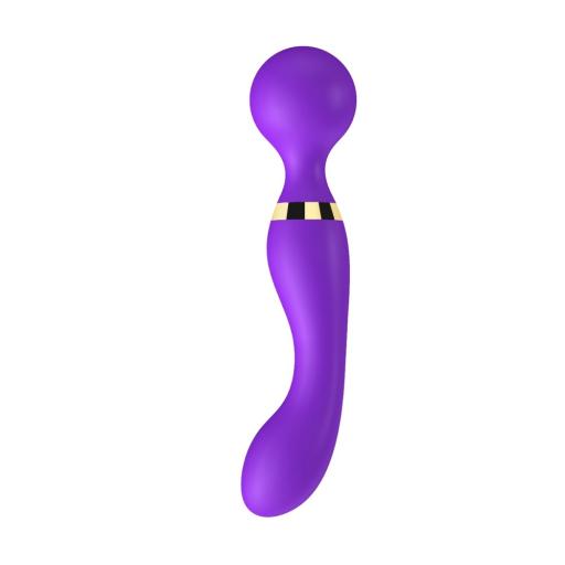 Loving Joy Dual Ended Wand Vibrator – 8 Speeds 20 Patterns Silicone Toy