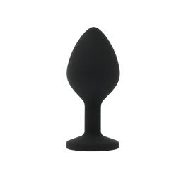 Toosh Black Silicone Butt Plug Medium (1).jpg