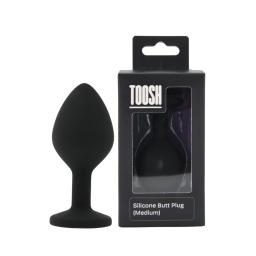 Toosh Black Silicone Butt Plug Medium (9).jpg