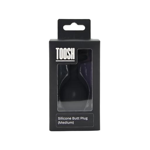 Toosh Black Silicone Butt Plug Medium (6).jpg