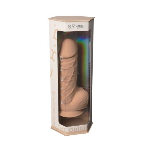 SilexD 8.5 inch Realistic Silicone Dual Density Girthy Dildo with Suction Cup with Balls (7).jpg