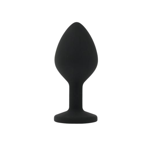 Toosh Black Silicone Butt Plug Medium (1).jpg
