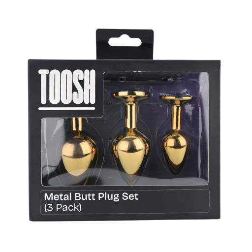 Toosh Metal Butt Plug Gold Set of 3 Clear Stone (7).jpg
