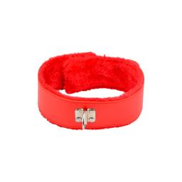 Bound to Please Furry Collar with Leash Red (3).jpg