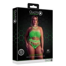Cut Out Thong Bodysuit Neon Green Plus Size (2).jpg