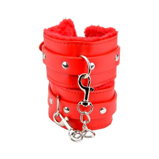 Bound to Please Furry Plush Wrist Cuffs Red (2).jpg