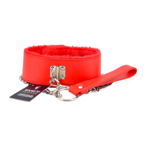 Bound to Please Furry Collar with Leash Red (1).jpg