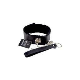 Bound to Please Furry Collar with Leash Black (2).jpg