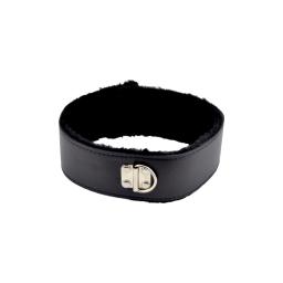 Bound to Please Furry Collar with Leash Black (3).jpg