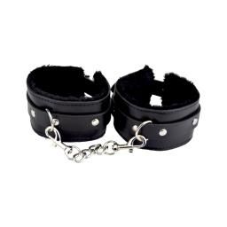 Bound to Please Furry Plush Wrist Cuffs Black (3).jpg