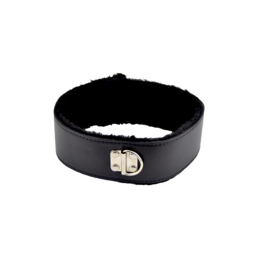 Bound to Please Furry Collar with Leash Black (3).jpg