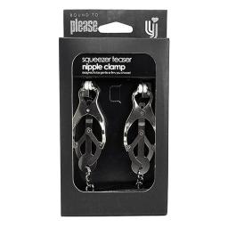 Bound to Please Squeezer Teaser Clover Nipple Clamps with Chain (3).jpg