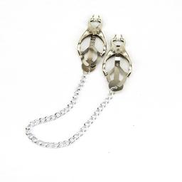 Bound to Please Squeezer Teaser Clover Nipple Clamps with Chain (1).jpg