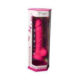 SilexD 7 inch Realistic Silicone Dual Density Dildo with Suction Cup and Balls Pink (7).jpg