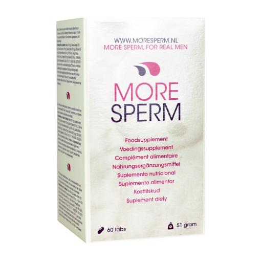 More Sperm Production Tablets – Naturally Increase Sperm Volume & Load Size (60 Pack)