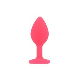 Toosh Pink Silicone Butt Plug Small (1).jpg