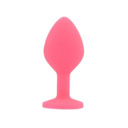 Toosh Pink Silicone Butt Plug Medium (1).jpg
