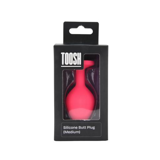 Toosh Pink Silicone Butt Plug Medium (7).jpg