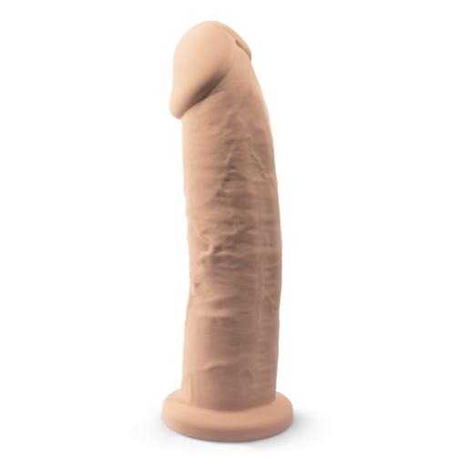 SilexD 9 Inch Realistic Girthy Dual Density Silicone Dildo with Suction Cup