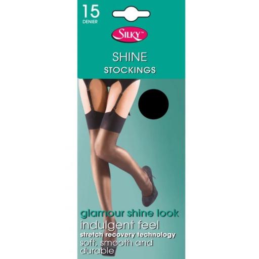 Silky 15 Denier Shine Stocking - Black.jpg