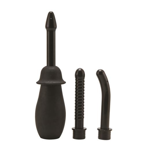 Unisex Douche Kit with 3 Interchangeable Nozzles – Anal & Vaginal Cleansing & Pleasure