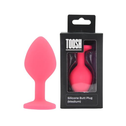 Toosh Pink Silicone Butt Plug Medium (10).jpg
