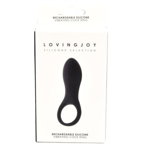 Loving Joy Rechargeable Silicone Vibrating Cock Ring (5).jpg