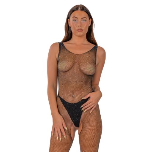 Lace by LJ Rhinestone Crotchless Bodystocking Black (1).jpg
