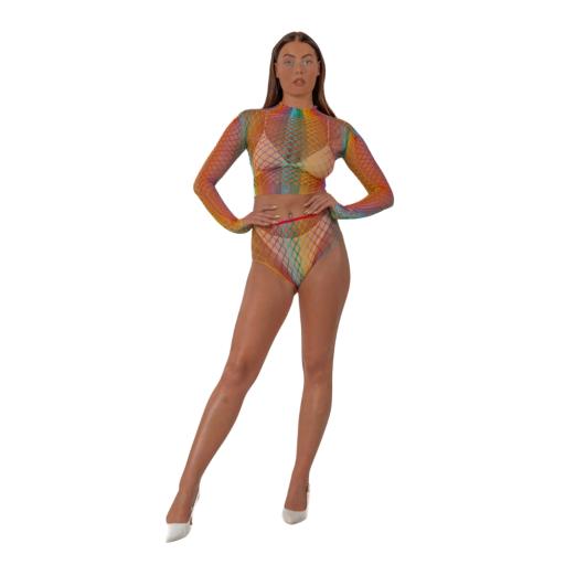 Lace by LJ Rainbow Fence Net Crop Top and Bottoms (1).jpg