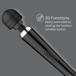 Loving Joy Rechargeable Magic Wand Vibrator Black (3).jpg