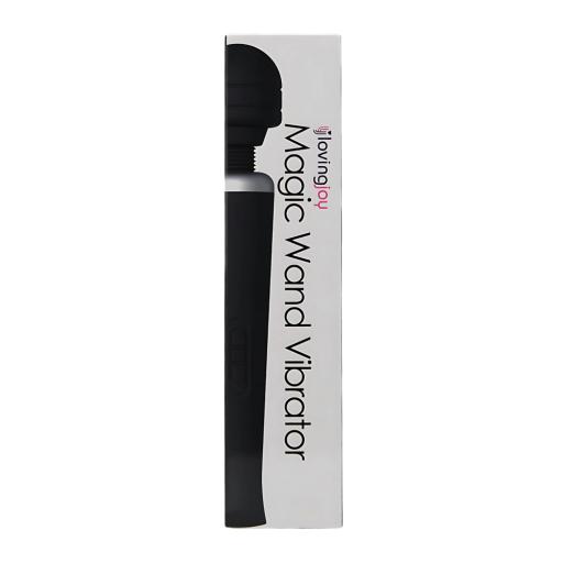Loving Joy Rechargeable Magic Wand Vibrator Black (5).jpg
