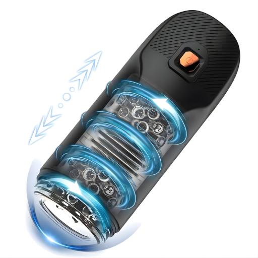 REV Rotating and Thrusting Male Masturbator