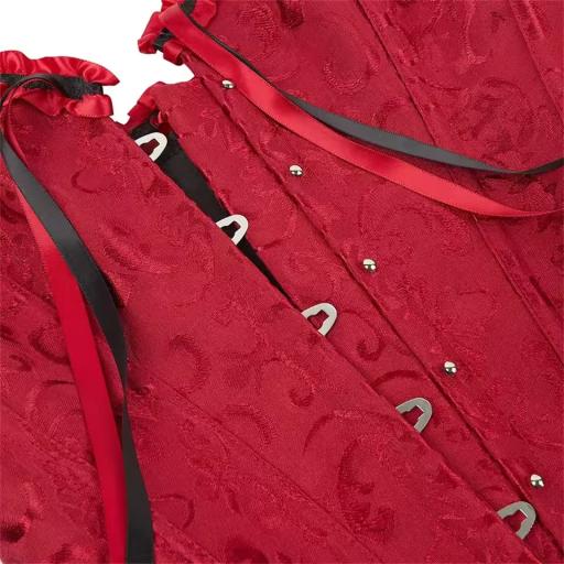 Red floral Lace Up Boned Corset (2).jpg
