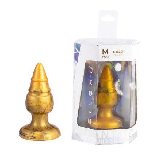 SilexD Fantasy Collection Goldy Butt Plug Medium (1).jpg