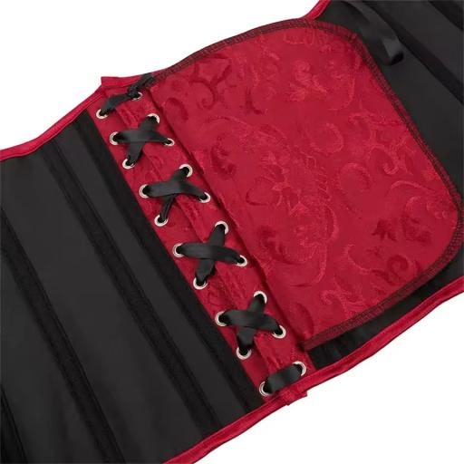Red floral Lace Up Boned Corset (3).jpg