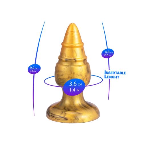 SilexD Fantasy Collection Goldy Butt Plug Medium (5).jpg