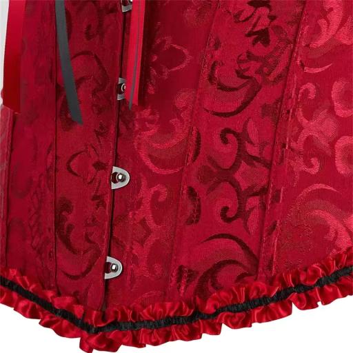 Red floral Lace Up Boned Corset (5).jpg