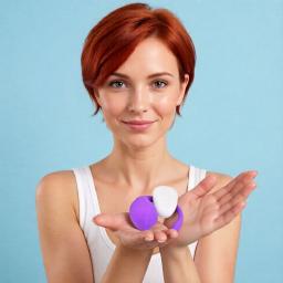Loving Joy Remote Controlled Love Egg Vibrator on model.jpg