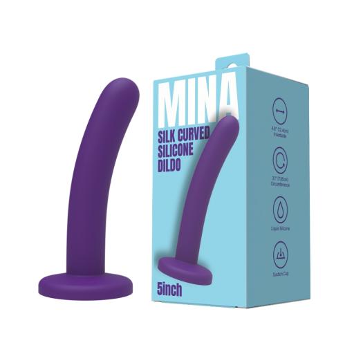 Mina Silk Curved Silicone Dildo 5 Inch (1).jpg