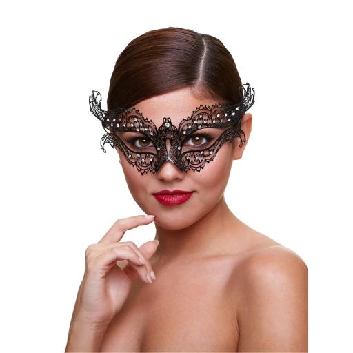 Baci Hidden Black Masquerade Mask