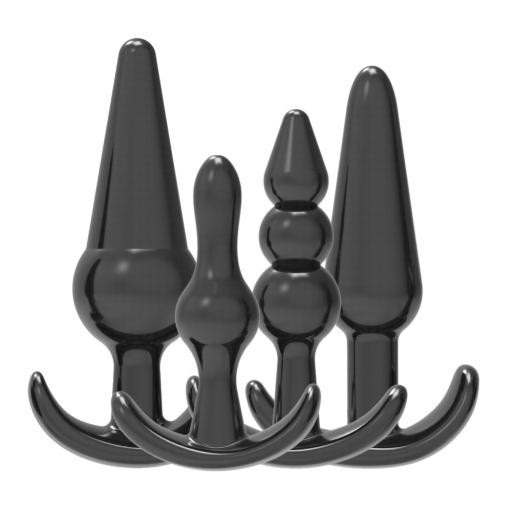 Loving Joy 4 Piece Anal Training Kit Black