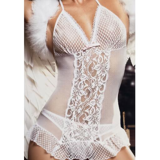 BW3055 White Softcup Mesh & Lace Chemis WPanty (3).jpg